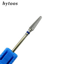 HYTOOS Tungsten Carbide Cone Nail Drill Bit 3/32" Rotary Burr Bits For Manicure Electric Drill Accessories Nail Milling Tool 2024 - buy cheap