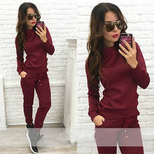 Solid Tracksuit Women Two Piece Set Autumn Clothes Long Sleeve Sweatshirt Top and Pants Sport Jogger Suit Female Leisure Outfits 2024 - buy cheap
