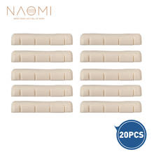 NAOMI  20 pcs 4 String Ukulele Guitar Bone Bridge Nut Made Of Real Bone Guitar Ukulele Parts 2024 - buy cheap