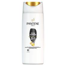 Shampoo, conditioner, rinse and intensive care 3in1 Pantene Dense and strong 90 ml,3in1 shampoo + balm conditioner + means, pantene pro-v, thick and strong, 90 mL rinse hair balsam, balsam conditioner thick and strong, 2024 - buy cheap