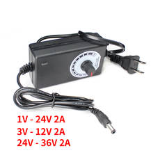 AC DC 3V 5V 9V 12V 24V Adjustable Power Supply 1A 2A Transformers 220V To 9 12 24 36 V Volt Adjustable Power Supply 5V 12V SMPS 2024 - buy cheap