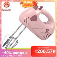 Food Mixers Vasilisa 0R-00000265 Mixer for kitchen Appliances home electric hand whisk accessoires МИКСЕР МК5-180 розовый 2024 - buy cheap