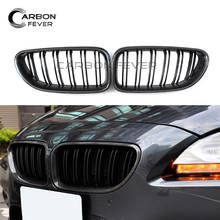 ABS Carbon Fiber Front Bumper Kidney Grille for BMW 6 Series F06 F12 F13 Coupe Sedan 2011 - 2017 2 - Salt Racing Grills 2024 - buy cheap