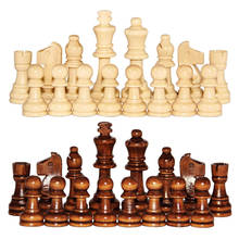 Chess Set 2.2inch King Figures Chess Game Pawns Figurine Backgammon Pieces Wooden Chess Pieces Tournament Staunton Wood Chessmen 2024 - buy cheap
