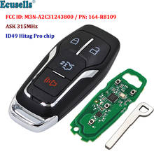3+1 button ASK315MHz Smart Remote Key NCF2951F HITAG PRO 49 CHIP For Ford Fusion Edge FCC ID: M3N-A2C31243800 / PN: 164-R8109 2024 - buy cheap