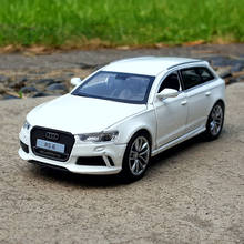 High Simulation Exquisite Diecasts & Toy Vehicles: Double Horses Car Styling Wagon Sport RS6 1:32 Alloy Car Model Sounds & Light 2024 - buy cheap