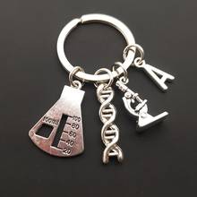 1Pc Doctor Molecular DNA Microscope Keychain Science Microscope Equipment Keyring For Medicine School Gift Jewelry 2024 - buy cheap