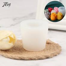 Hand-made Tulip Mold Candles Aroma Wax Soap Molds Reusable Handmade Candle Mold Making DIY Candle Soap Craft Mould 2024 - buy cheap