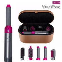 Hair Dryer For Hair 5 in 1 Hair Styler Electric Curling Iron With Curling Barrel Hair Curler With Dryer And Straightening Brush