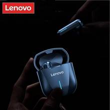Беспроводные Игровые наушники Lenovo XG01, TWS Bluetooth наушники 9D Hi-Fi, музыкальные стереонаушники с шумоподавлением, гарнитура с микрофоном 2024 - купить недорого
