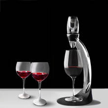 Magic wine decanter Wine Decanter Set Mini Essential Red Wine Quick Aerator&Tower with Filter Stand Holder Dining Bar 2024 - buy cheap
