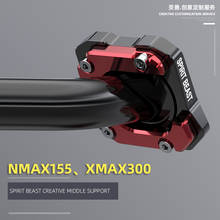 Motorcycle Side Frame Foot Base Support Pad Stand cover For Yamha NMAX155 XMAX300 2024 - buy cheap