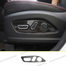 Assento do carro de fibra carbono ajustar botão painel quadro guarnições interior decorativo acessórios molduras para changan cs75 2018 2019 2020 2024 - compre barato