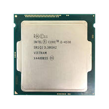 Процессор cpu 6m 84w lga i5 4430 i5-4590 intel core 4590 i5 3,3 1150 ghz четырехъядерный 2024 - купить недорого