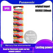 5Pcs CR2032 PANASONIC Original Button Battery DL2032 ECR2032 5004LC BR2032 3V Battery for Watch Computer Remote Control Toys 2024 - buy cheap