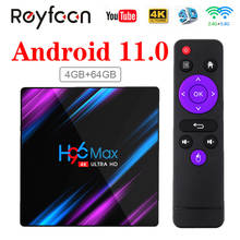 H96 Max Smart TV Box Android 11 RK3318 4GB 64GB USB3.0 1080P H.265 60fps Google Voice Assitant Youtube 4K Smart TVbox 10 H96max 2024 - buy cheap
