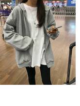 2022 New Fashion Zipper Hoodies Women Warm Casual Coat Loose Long Sleeve Print Strappy Sweatshirt Tops Hoodies Harajuku y2k 2024 - compre barato