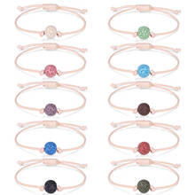 Colorful Lava Stone Beads Bracelet DIY Essential Oil Perfume Diffuser Bracelets  Women Men Jewelry 2024 - buy cheap