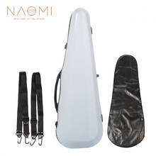 NAOMI Violin Case 4/4 Fiberglass Violin Case Hard Case For 4/4 Violin White Violin Parts & Accessories New 2024 - buy cheap