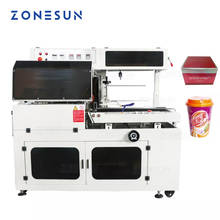 ZONESUN ZS450 L-Type Sealing Cutting Machine Automatic Shrink Film Wrapping Cosmetics Book Food Drink Software Packaging Machine 2024 - buy cheap