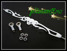 Freeshipping +3" CHROME SKULL SHIFT LINKAGE For Harley Tour Road King Glide Electra FLHR FLHT 2024 - buy cheap