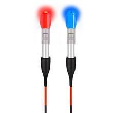 Barra de luz blanca, azul, naranja y verde, luminoso LED flotador, accesorio de pesca nocturna, 2 unids/lote 2024 - compra barato