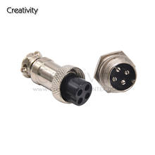 1set GX16 2/3/4/5/6/7/8/9 Pin Male & Female 16mm L70-78 Circular Aviation Socket Plug Wire Panel Connector 2024 - buy cheap