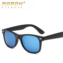 AORON Fashion Sunglasses Men Polarized Sunglasses Men Driving Mirrors Coating Points Black Frame Eyewear Male Sun Glasses UV400 2024 - buy cheap