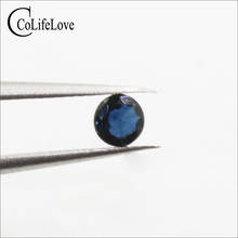 4mm 100% Natural Sapphire Loose Gemstone From China Wholesale Price Sapphire for Jewelry Shop 2024 - buy cheap