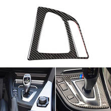 For BMW 3 4 Series F30 F32 2013 2014 2015 2016 2017 2018 Carbon Fiber Car Interior Gear Shift Control Panel Cover Trim 2024 - buy cheap