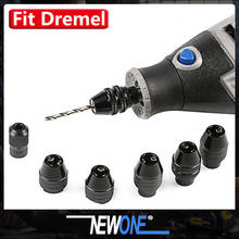 M8/M7 Mini drill Chuck accessory for Dremel rotary tool and mini grinder drill chuck 0.5-3.2MM Faster Bit Swaps dremel accessoy 2024 - buy cheap