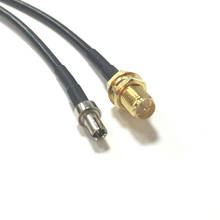Nuevo Cable de módem inalámbrico RP-SMA conector hembra tuerca interruptor TS9 macho enchufe RG174 Cable 20CM8 "envío rápido al por mayor 2024 - compra barato