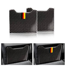 For Mercedes Benz C Class W205 C180 C200 C300 GLC260 Carbon Fiber Rear Armrest Storage Box Panel Cover Sticker Trim 2024 - buy cheap
