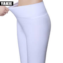 Plus size 5XL 18 Colors Candy Color Leggings For Women 2017 Summer High Waist Stretch office Girls Skinny Leggings Female pants 2024 - buy cheap