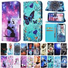 Phone Case For Fundas Huawei Nova 5 Honor 9X 5i Pro 10 Lite Play 8A Y6 2019 Mate 30 20 Lite Leather Wallet Cute Flip Cover P03D 2024 - buy cheap