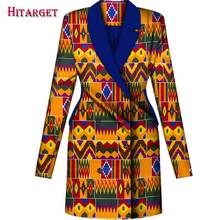 Fashion African Clothes for Women Africa Traditional Print Trench Coat Dashiki African Women Long Jacket Button Close WY8772 2024 - buy cheap