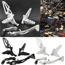 CNC Rearset Footrests Driver Foot Rest Pegs Pedals Rear Set For BMW R 1200 R R1200R 2006 2007 2008 2009 2010 2011 2012 2013 2014 2024 - buy cheap