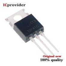 50pcs/lot TIP41C TIP41  TRANS GP NPN 6A 100V TO-220 Best quality 2024 - buy cheap