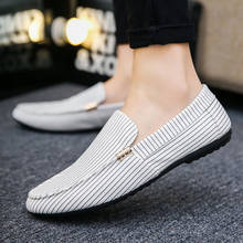 Spring and summer men's loafers large size light and comfortable flat shoes men's breathable non-slip soft leather casual shoes 2024 - buy cheap