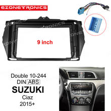 9inch Radio Fascia For SUZUKI Ciaz 2015+ Car CD DVD Frame Audio Fitting Adaptor Dash Trim Facia Panel Double Din Radio Player 2024 - buy cheap