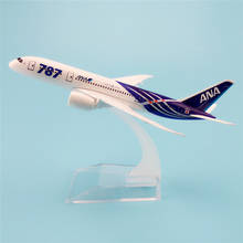 15cm Metal Alloy Plane Model Air Japan ANA Airways Boeing 787 B787 8 Airlines Airplane Model w Stand Aircraft   Gift 2024 - buy cheap