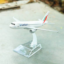 Siri lankan airlines airbus a320 aeronaves modelo 15cm liga aviação colecionável diecast miniatura ornamento lembrança brinquedos 2024 - compre barato