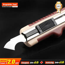 LIJIAN Mini Hook Knife With 4pcs Blades Set Pocket Oblique Hand Work Cutting DIY Tools Replace Blade Paper Card Cutter Scalpel 2024 - buy cheap