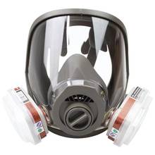 6800 3-interface full-face mask gas mask spray paint chemical respirator dust-proof formaldehyde spray paint can be replaced 3M 2024 - buy cheap