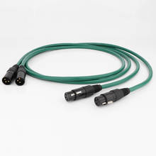 Hifi аудио соединительный кабель лихорадка сбалансированная линия сигнала линия аудио линия XLR кабель пара Vinshle 2024 - купить недорого