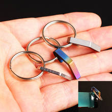 Mini Beer Bottle Opener with Keychain hard Titanium alloy outdoor camping Personal portable self-defense EDC Small Tool 2024 - buy cheap
