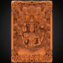 Guanyin Bodhisattva 3D model relief for cnc or 3D printers in STL file format_Buddhism buddha stl model (just file) 2024 - buy cheap