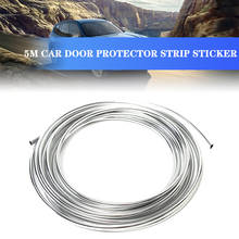 White Rubber Strip Car Door Edge Protector Moulding Trim Guard With Glue 16FT/5M 2024 - buy cheap