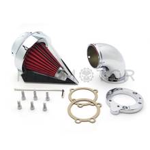 Cone Spike Air Cleaner Intake for Harley S&S Custom CV EVO XL Sportster CHROME Aftermarket Free Shipping Motorcycle Parts 2024 - buy cheap