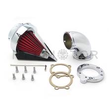 Purificador de aire tipo pincho para motocicleta harley S & S custom CV EVO XL Sportster CHROME, Piezas de motocicleta, Envío Gratis 2024 - compra barato